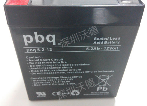 pbq电池5.2-12(5.2Ah-12Volt)实拍图