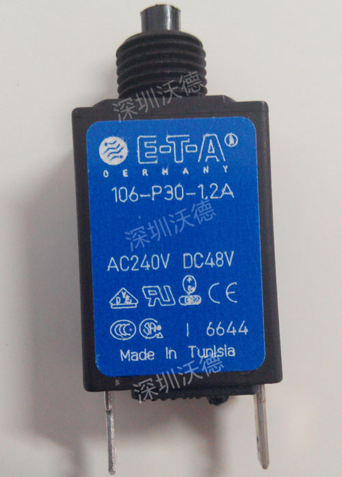 ETA断路器106-P30-1,2A AC24OV DC48V实拍图