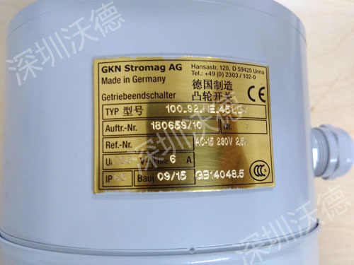 GKN Stromag AG电机100.92.NE.451.DV实拍图